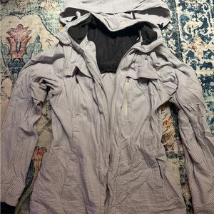 Vintage Lululemon Checkered Hooded Jacket